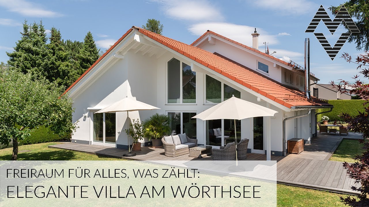 Freiraum f&uuml;r alles, was z&auml;hlt: Elegantes Zuhause auf gro&szlig;em Grundst&uuml;ck am W&ouml;rthsee