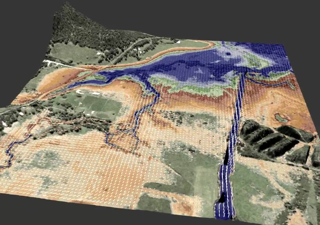 3D Flood Animation With Velocity Vectors