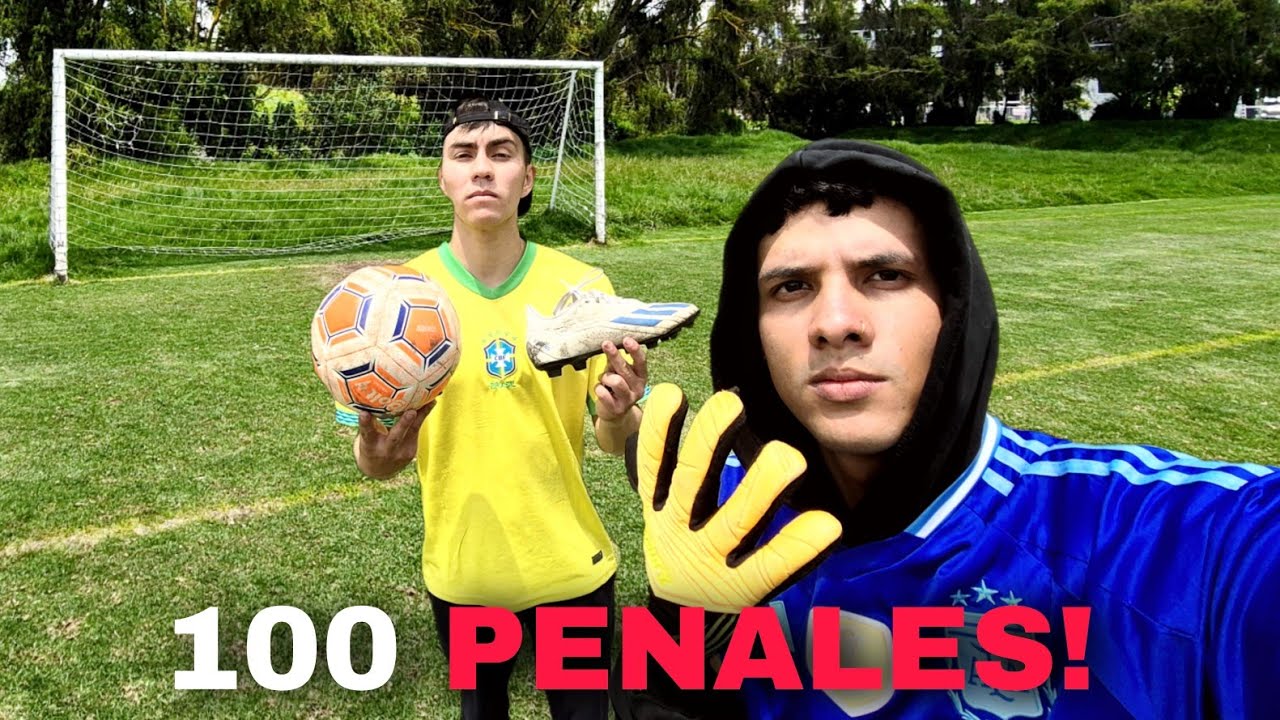 RETO de los 100 PENALES FT @elcristiangonzalez9091⚽️  ¿QUIEN GANARÁ?