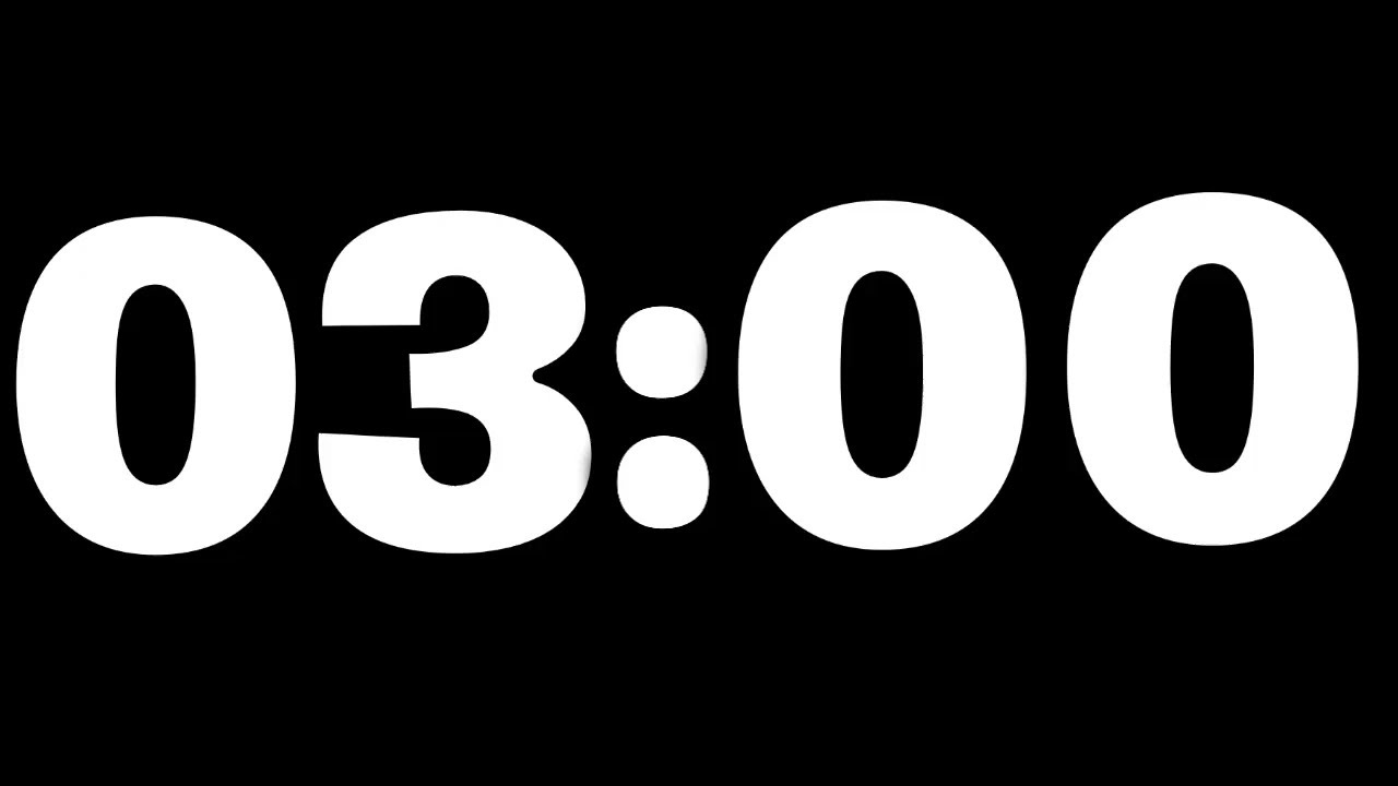 ⏳✨ 3-minutowy timer! | Szybkie i skuteczne odliczanie z alarmem 🔔