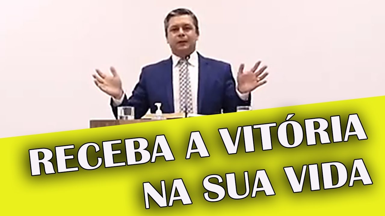 VITÓRIA NA SUA VIDA ! CREIA NESTA PALAVRA ! VEJA OQ UE FOI FALADO NESTA PODEROSA  PREGAÇÃO