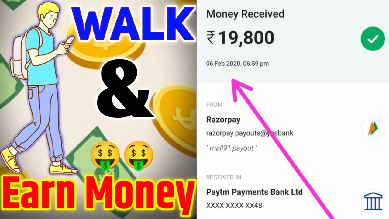 Walk and earn money 😱 daily 1000₹ earning | Walk full app | #bestearningapp