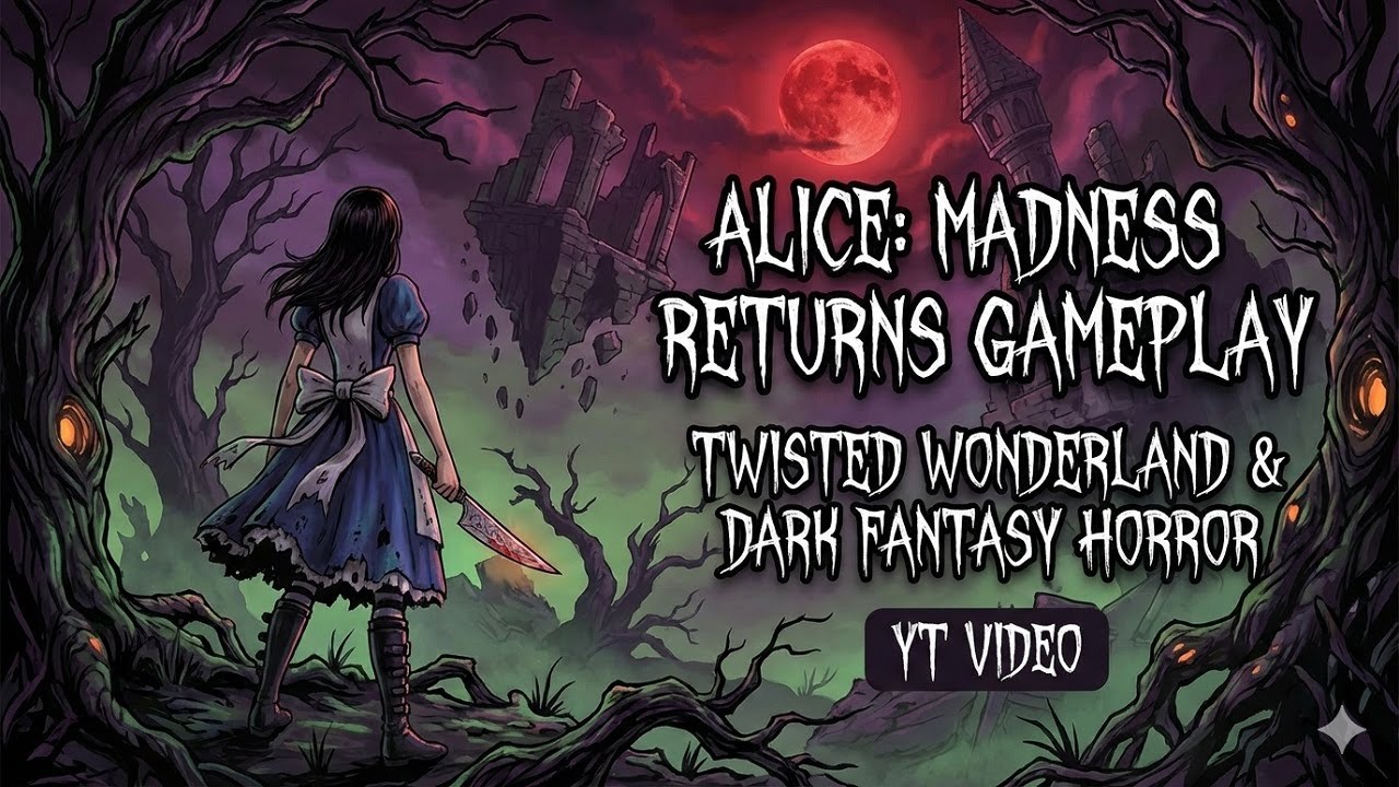 Alice: Madness Returns Gameplay – Twisted Wonderland & Dark Fantasy Horror Part 1