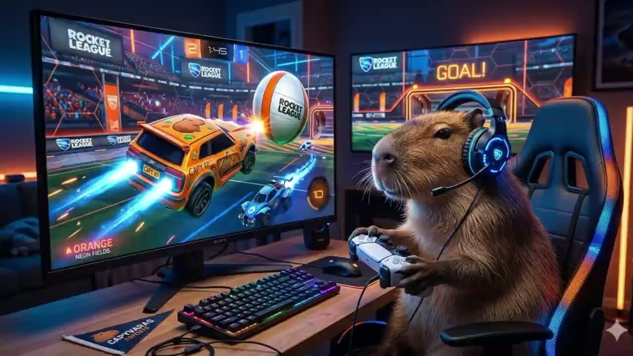 Primeiro vídeo de Rocket league!
