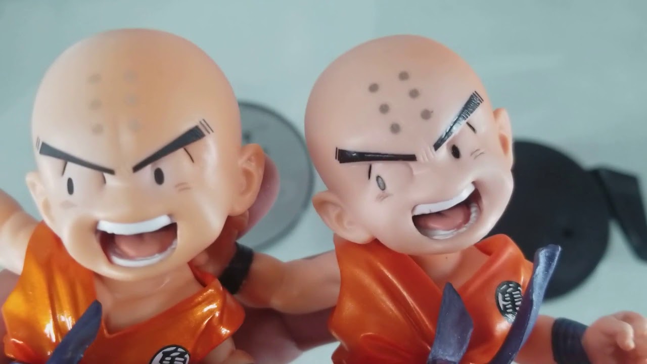 Banpresto EX Dragonball Scultures Krillin Original vs FAKE Comparison!