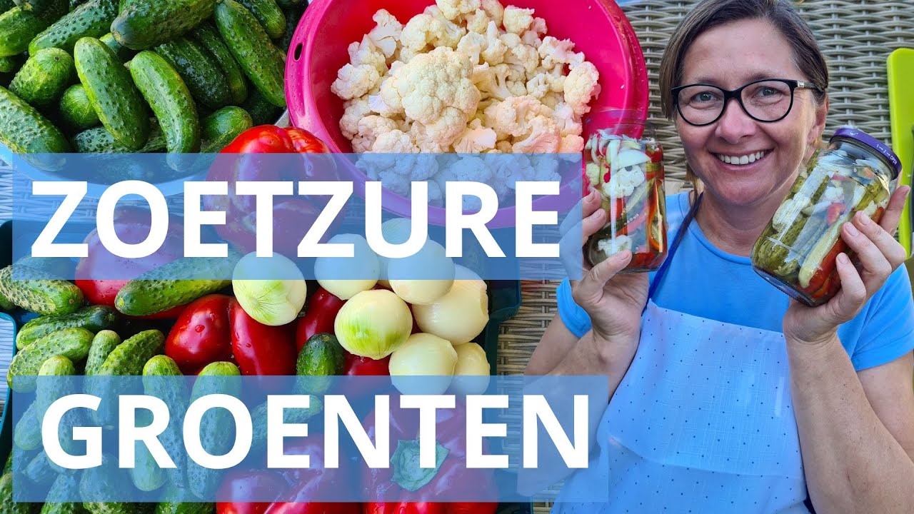 Zoetzure groenten maken