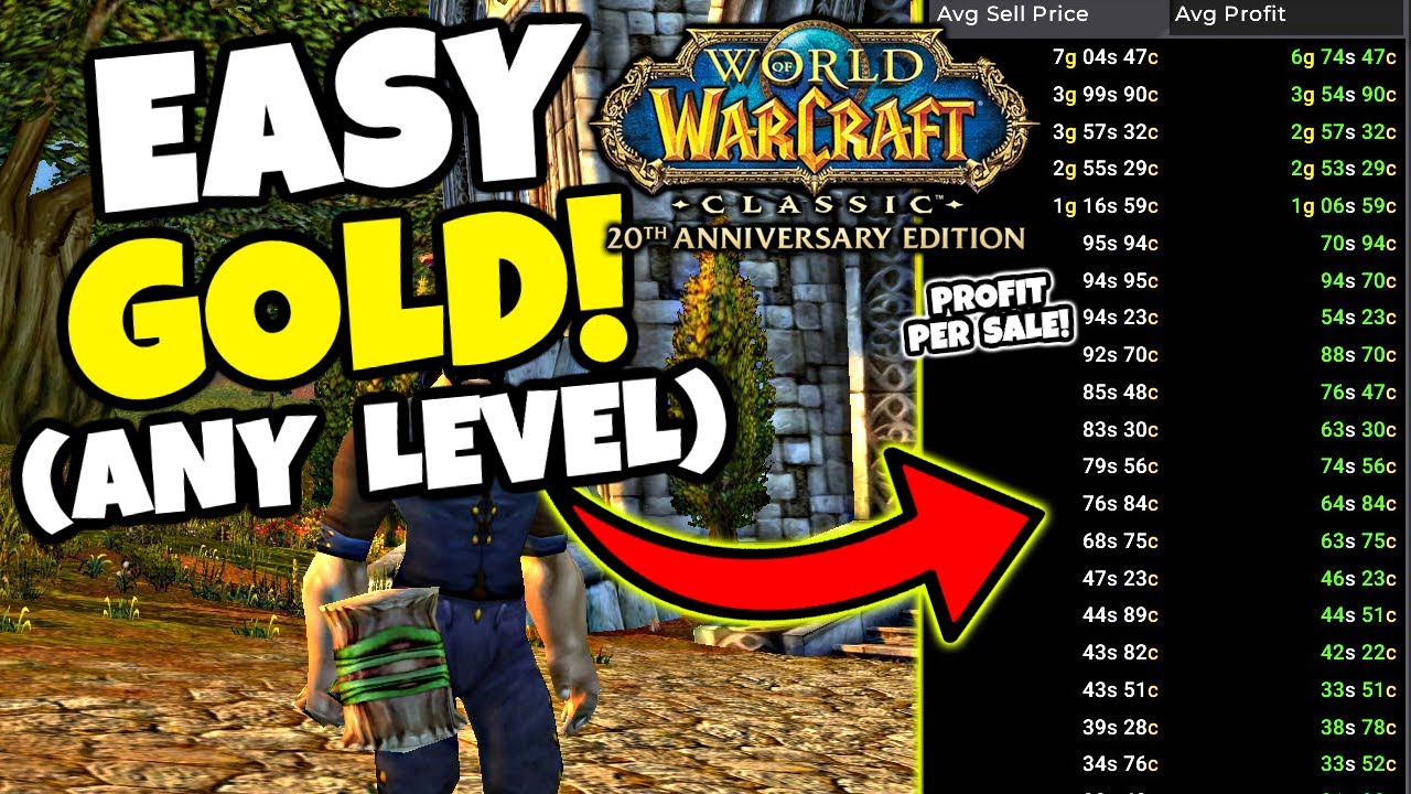 An EASY Way To Make Gold At LOW LEVEL in Classic WoW