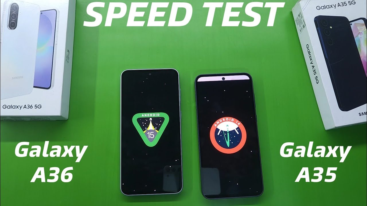 Galaxy A36 vs Galaxy A35 Speed Test with AnTutu, Gaming Test