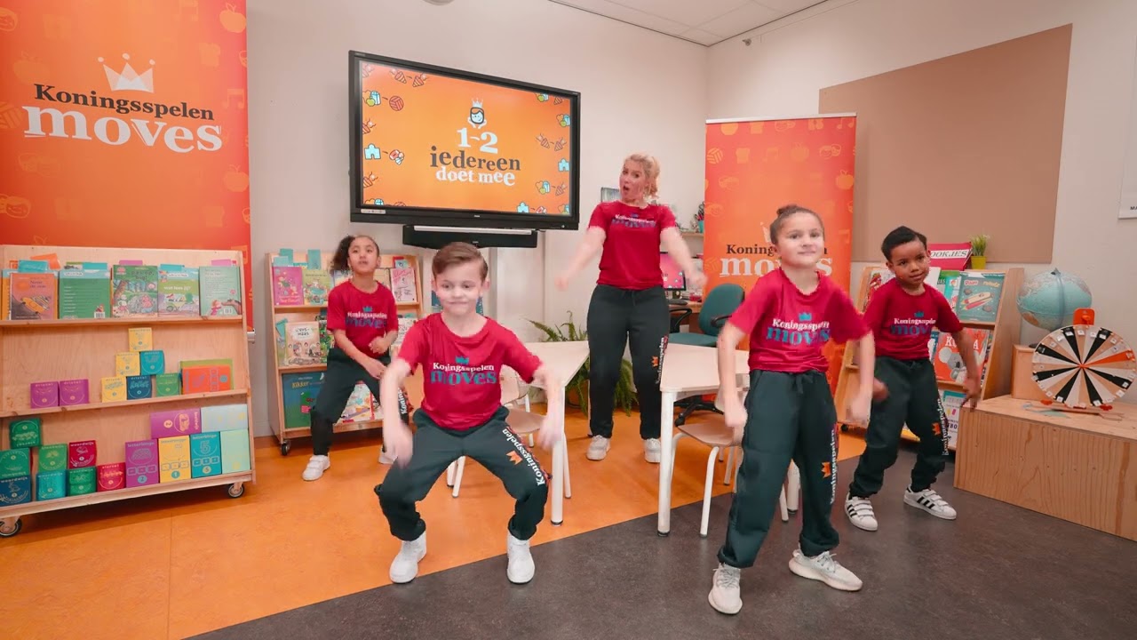 Rode Moves A t/m E - Koningsspelen Moves 2023
