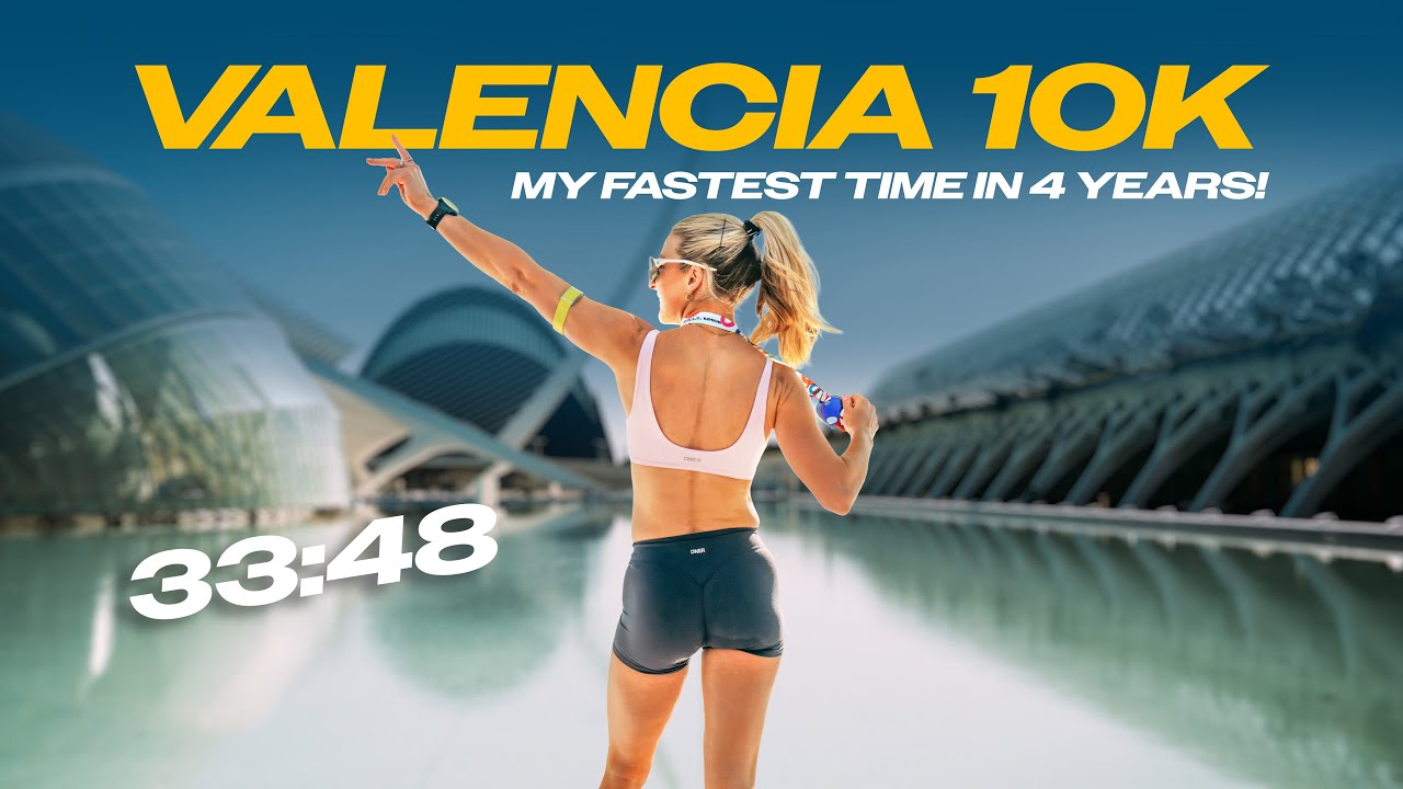 Valencia 10km Race! 33:48 with splits - My Fastest Time In 4 YEARS!!