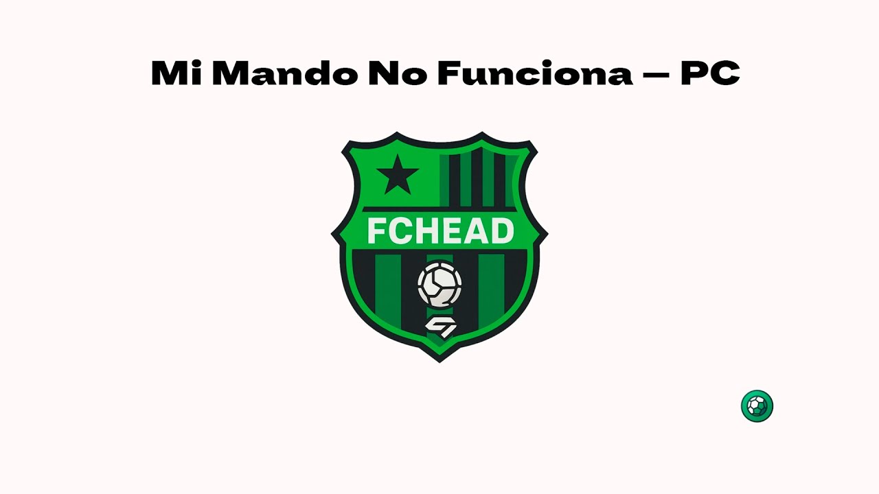 EA Sports FC 26 — Problemas con el Mando — Solución PC — Ultimate Team