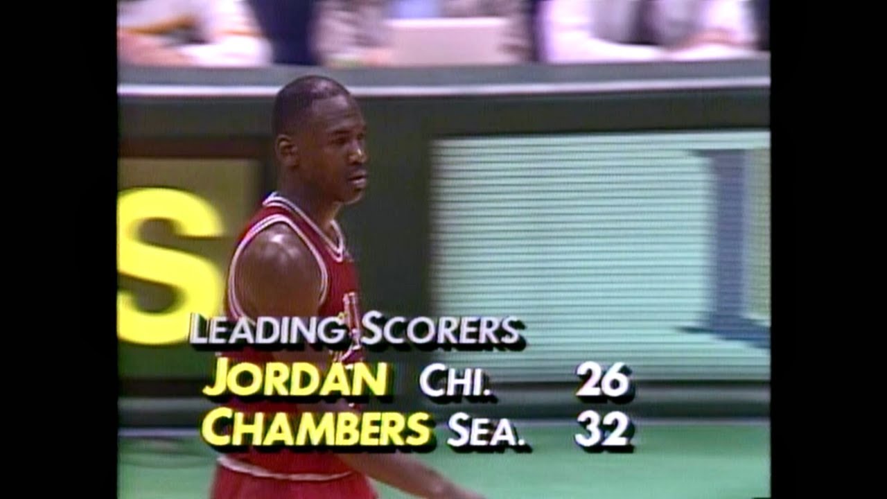Sonics vs. Bulls 3/29/1988 (Highlights) – Tom Chambers 32 Points