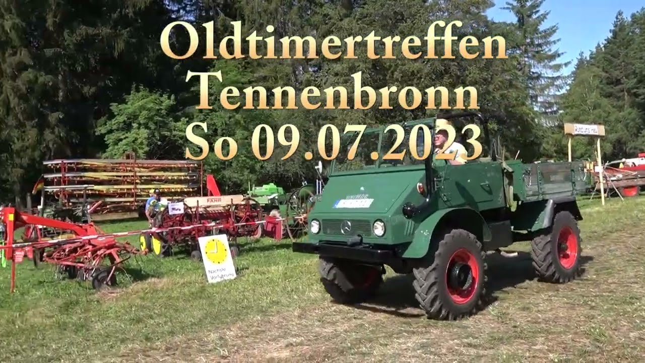 Oldtimertreffen Tennenbronn 2023 am Sonntag 09.07.2023