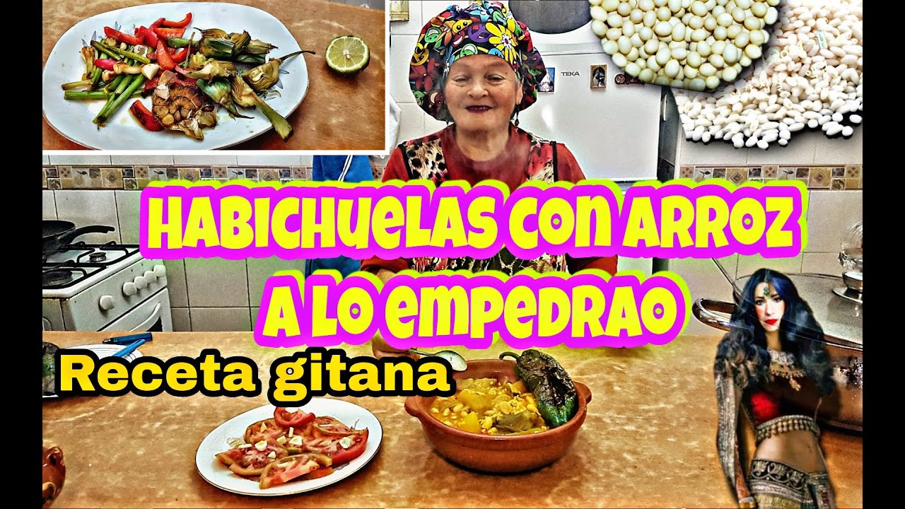 HABICHUELAS CON ARROZ estilo GITANO Potaje de alubias con arroz Cómetelo | Receta antigua abuela