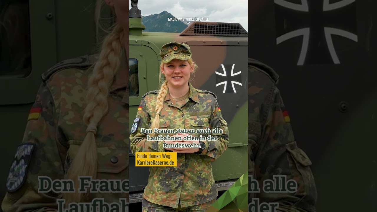 Als Frau zur Bundeswehr? Klar doch! 🚀 #bundeswehrkarriere