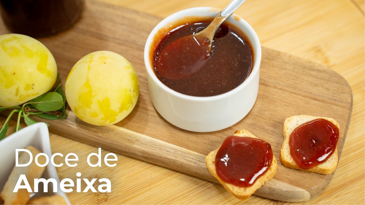 O Melhor DOCE DE AMEIXA AMARELA que Já Provei! Fácil e Saboroso!