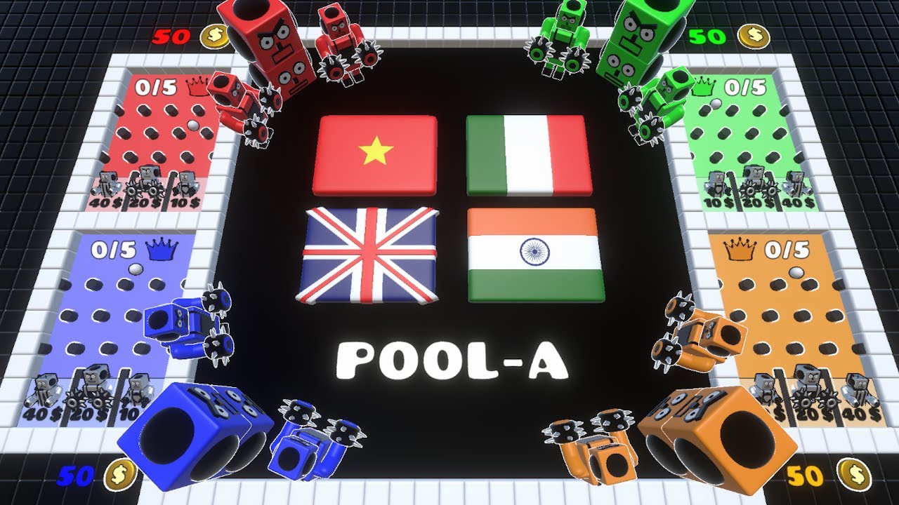 Country Battle Royal - Robots Pool A