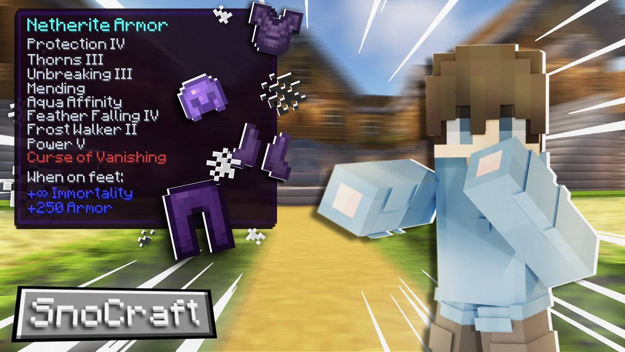 QUESTA e' l' ARMATURA più FORTE di MINECRAFT??! - SnoCraft Ep.3