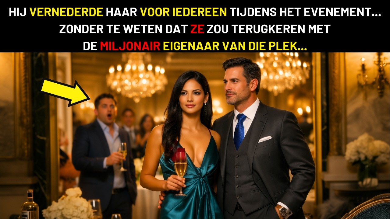 HIJ VERNEDERDE HAAR VOOR IEDEREEN OP HET EVENT... ZONDER TE WETEN DAT ZE MET DE MILJONAIR KWAM