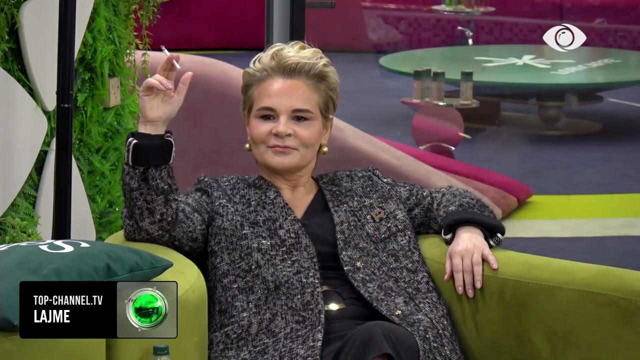 Top Channel/ E papritur! Monika Kryemadhi hyn n&euml; sht&euml;pin&euml; e Big Brother, &ldquo;ngacmon&rdquo; banor&euml;t