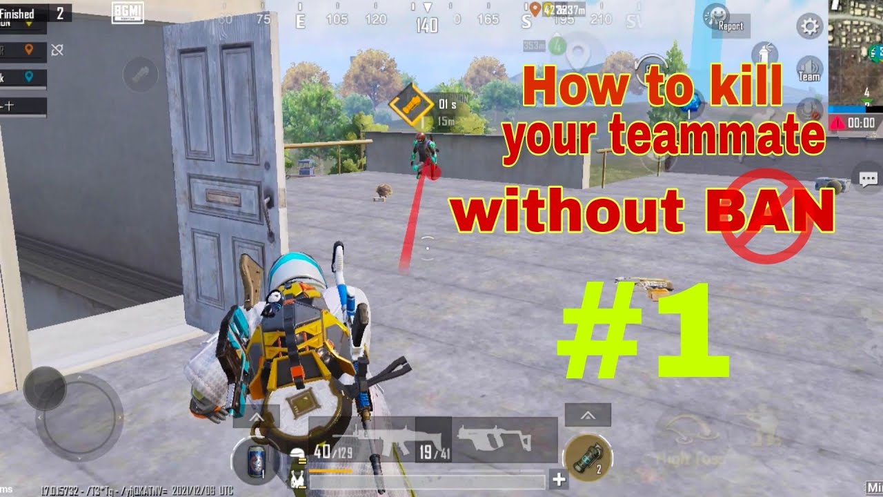 How to kill your teammates | No ban | No merit down | BGMI
