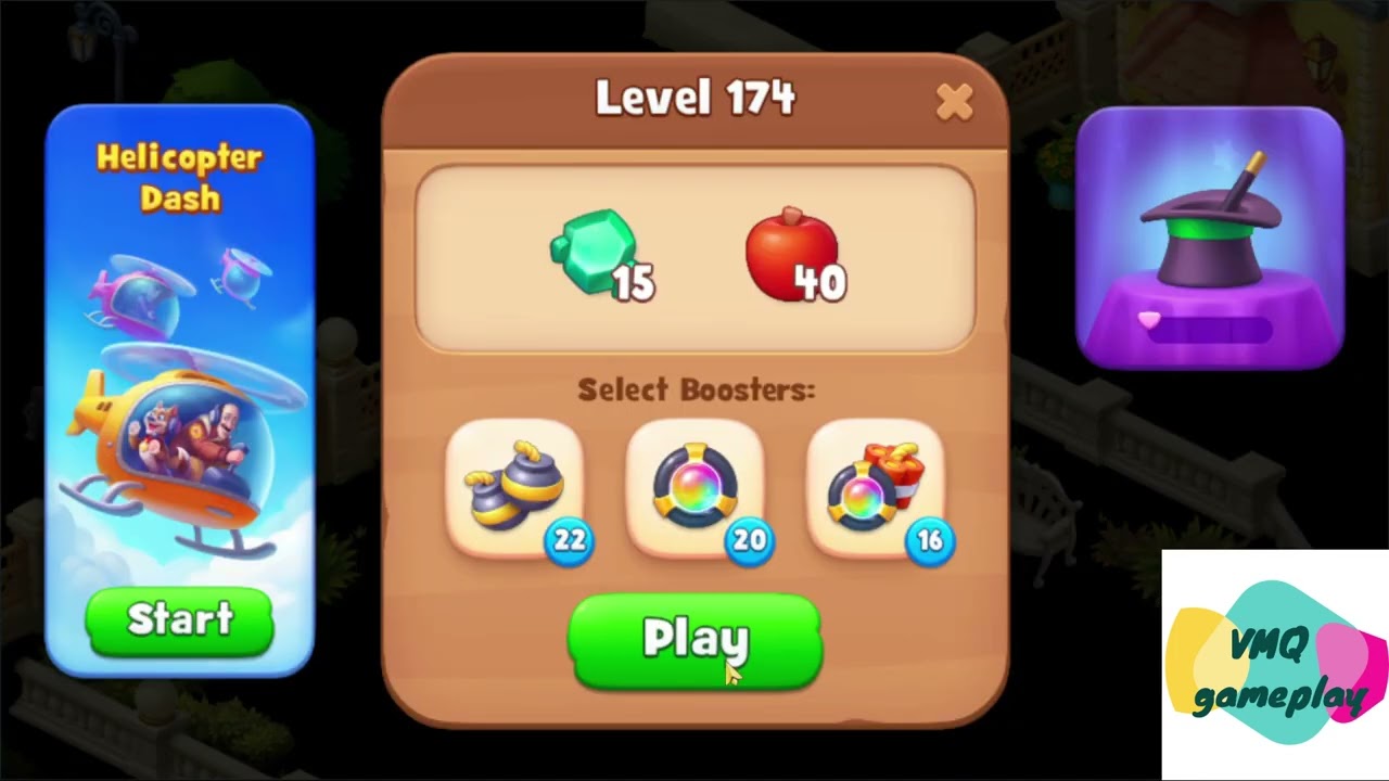 Gardenscapes level 171 to 175 - VMQ gameplay