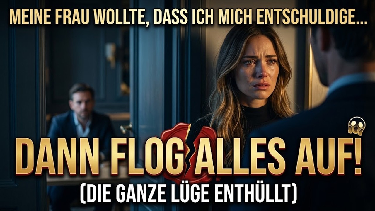 MEINE FRAU WOLLTE, DASS ICH MICH BEI IHREM EX ENTSCHULDIGE – DANN FLOG ALLES AUF