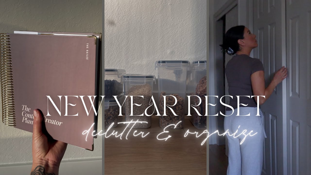 2025 New Year reset | Decluttering & Organizing🧺