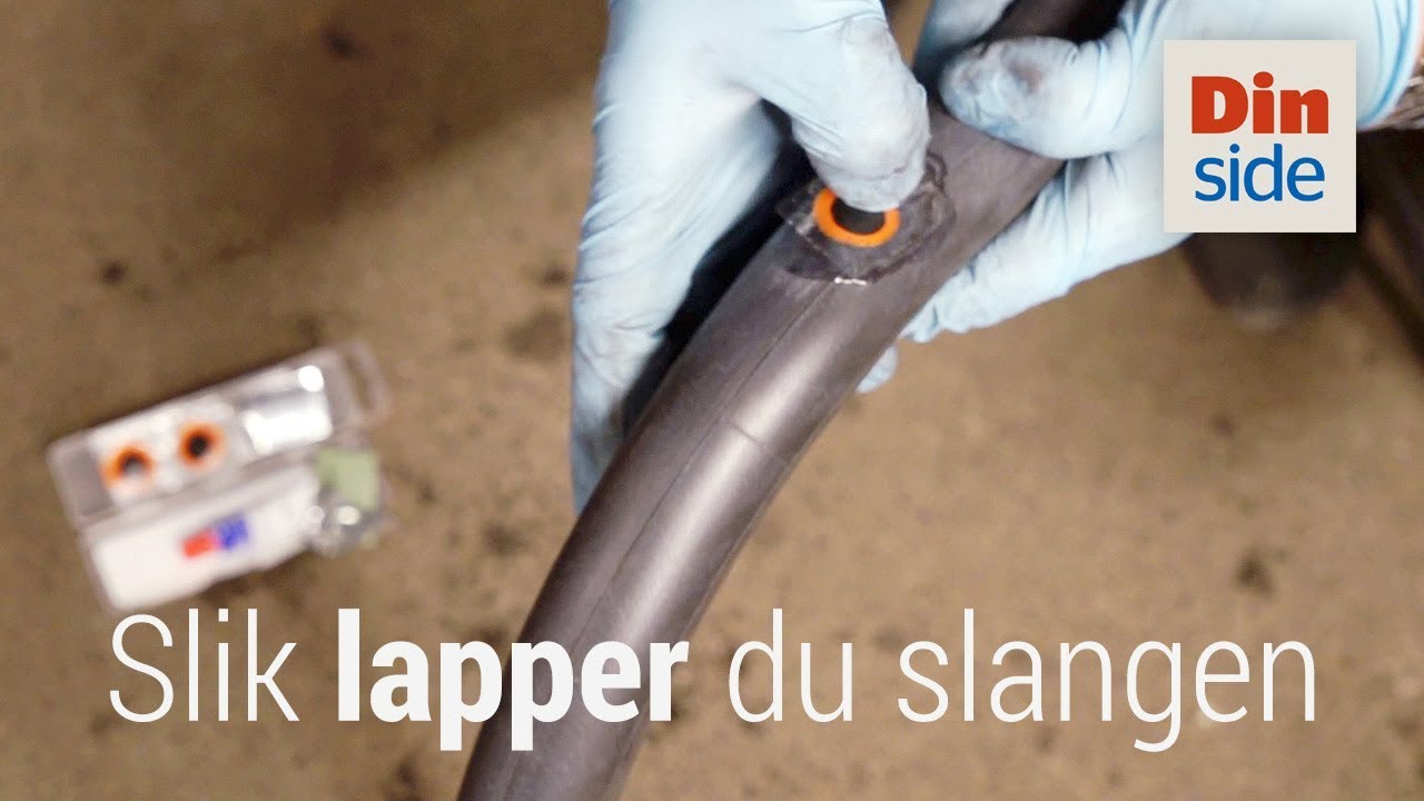 Hvordan lappe slangen på sykkel?