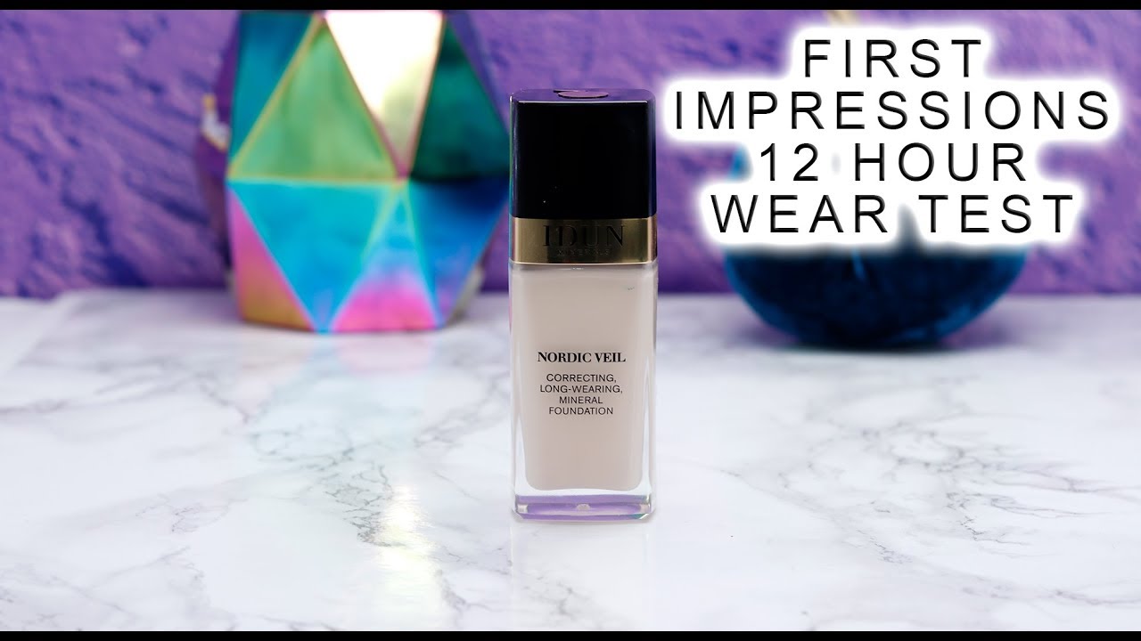 First Impressions Idun Minerals Nordic Veil Foundation in Jorunn Wear Test & Review | PHYRRA