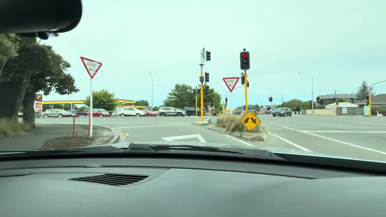Christchurch city drive #newzealand #NzDriveview