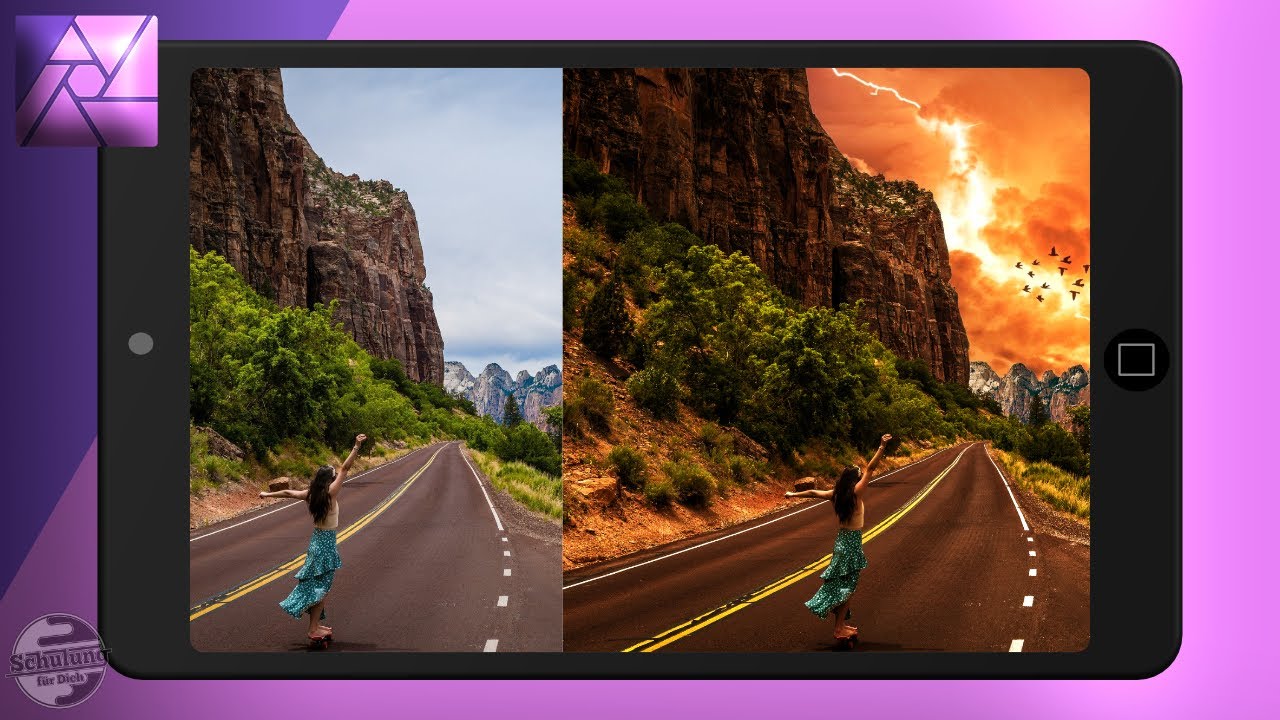Sky Replacement / Himmel ersetzen | Affinity Photo IPad Tutorial Deutsch