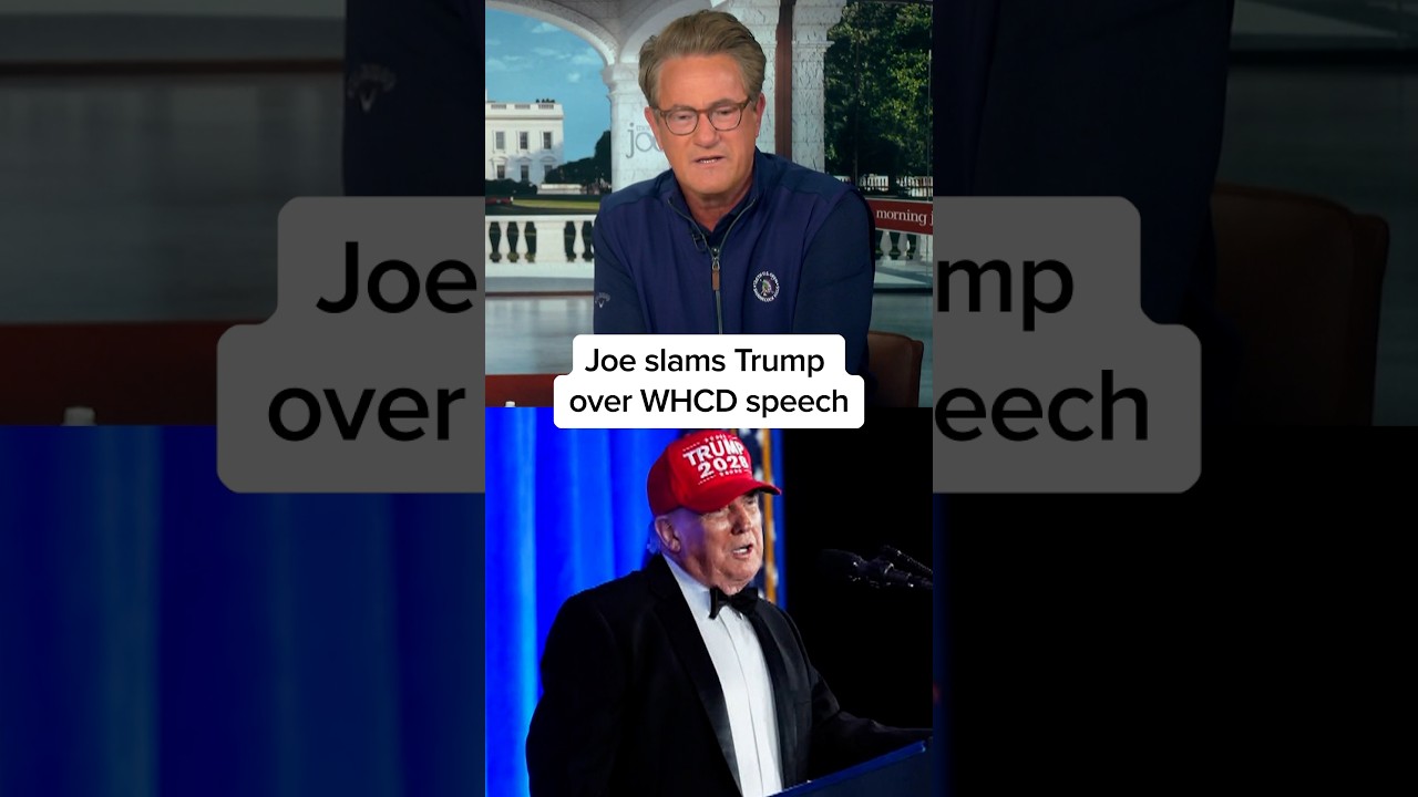 Joe slams Trump over WHCD speech