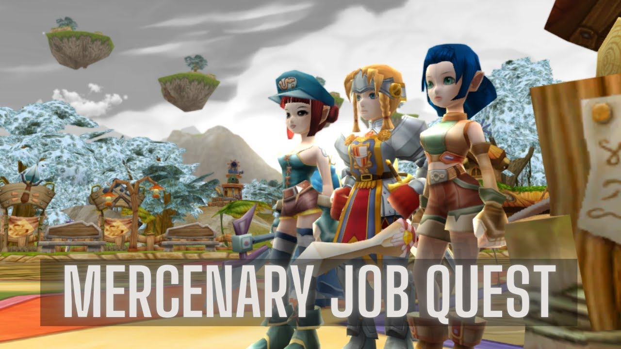 Mercenary job change quest recap (and guide?) for Flyff Universe