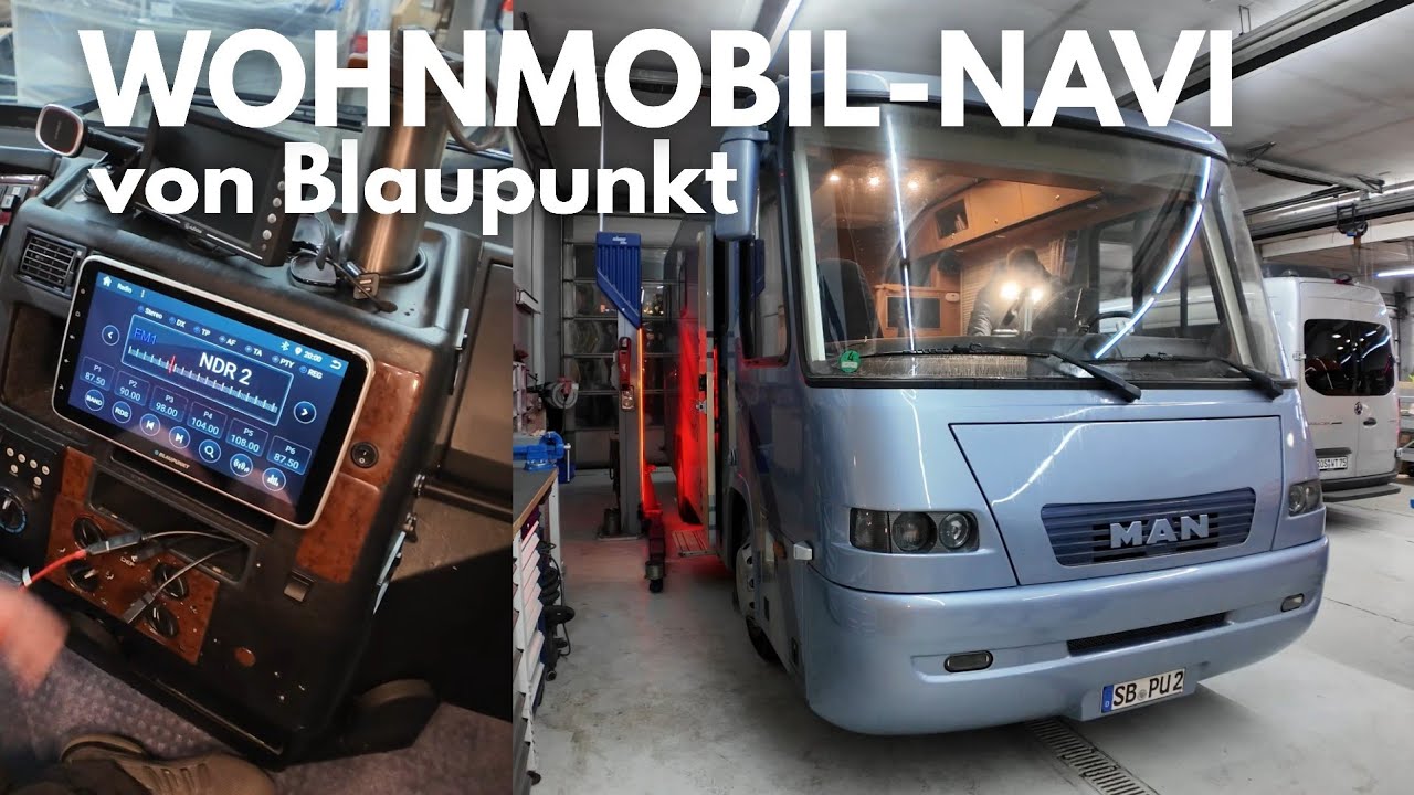 NEUARTIGES BLAUPUNKT HAMBURG 948 DAB Wohnmobil Naviceiver Autoradio Einbau bei ACR in Rostock