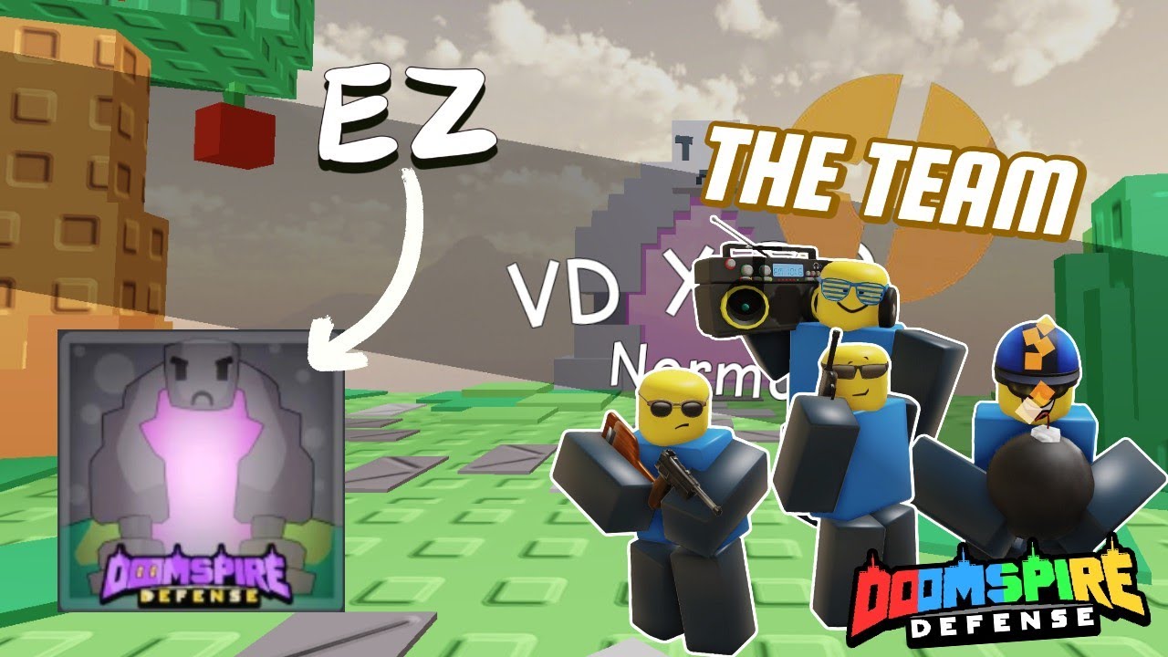 How To Beat VD X DD Collab Easily! (Doomspire Defense)