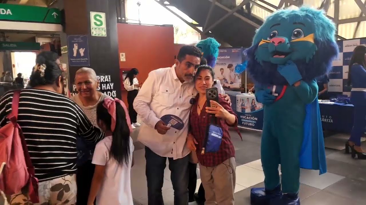 Evento en la ESTACION LA CULTURA de la LINEA 1 del Metro de Lima.
