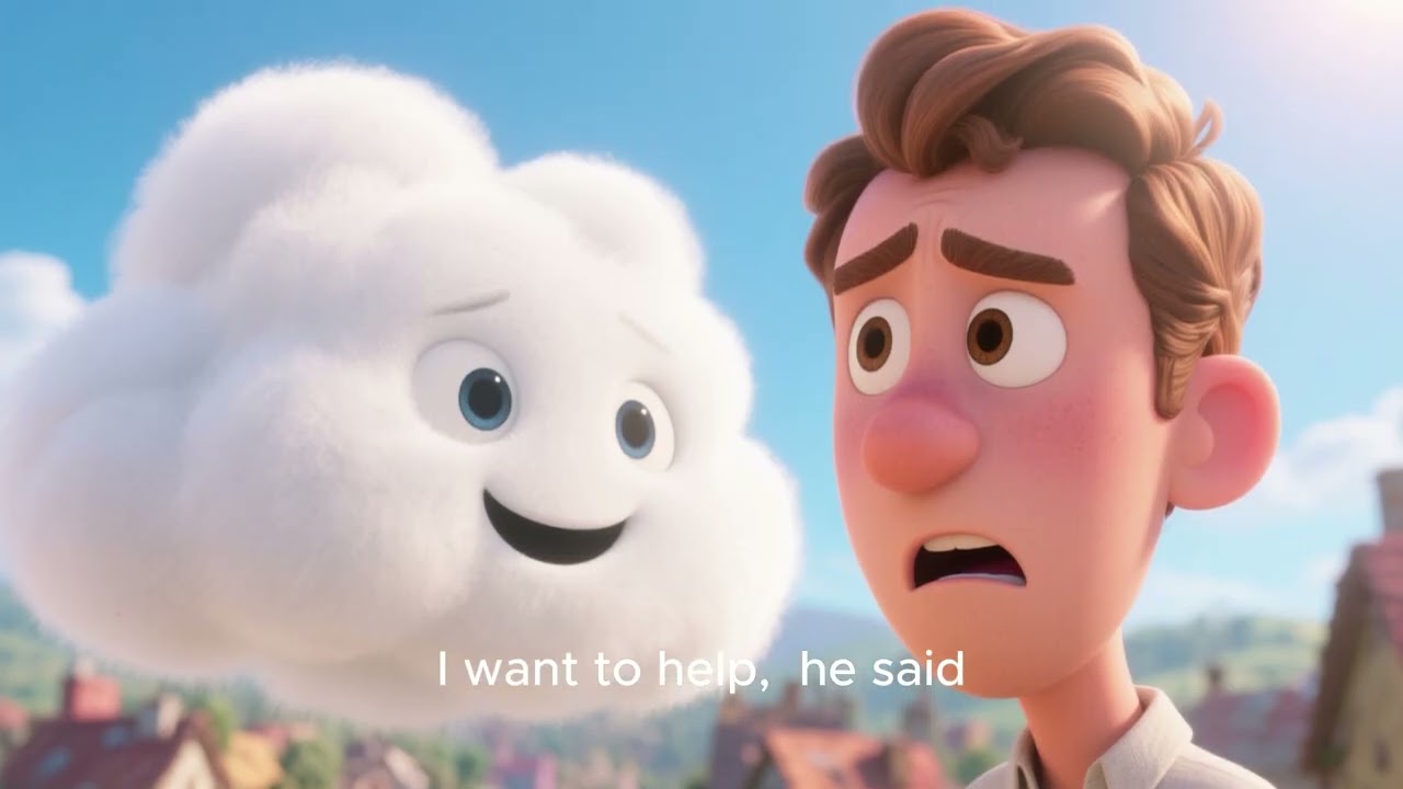 The Kind Little Cloud ☁️💙| English Story for Kids #english #kidsenglish #storytime #storytelling