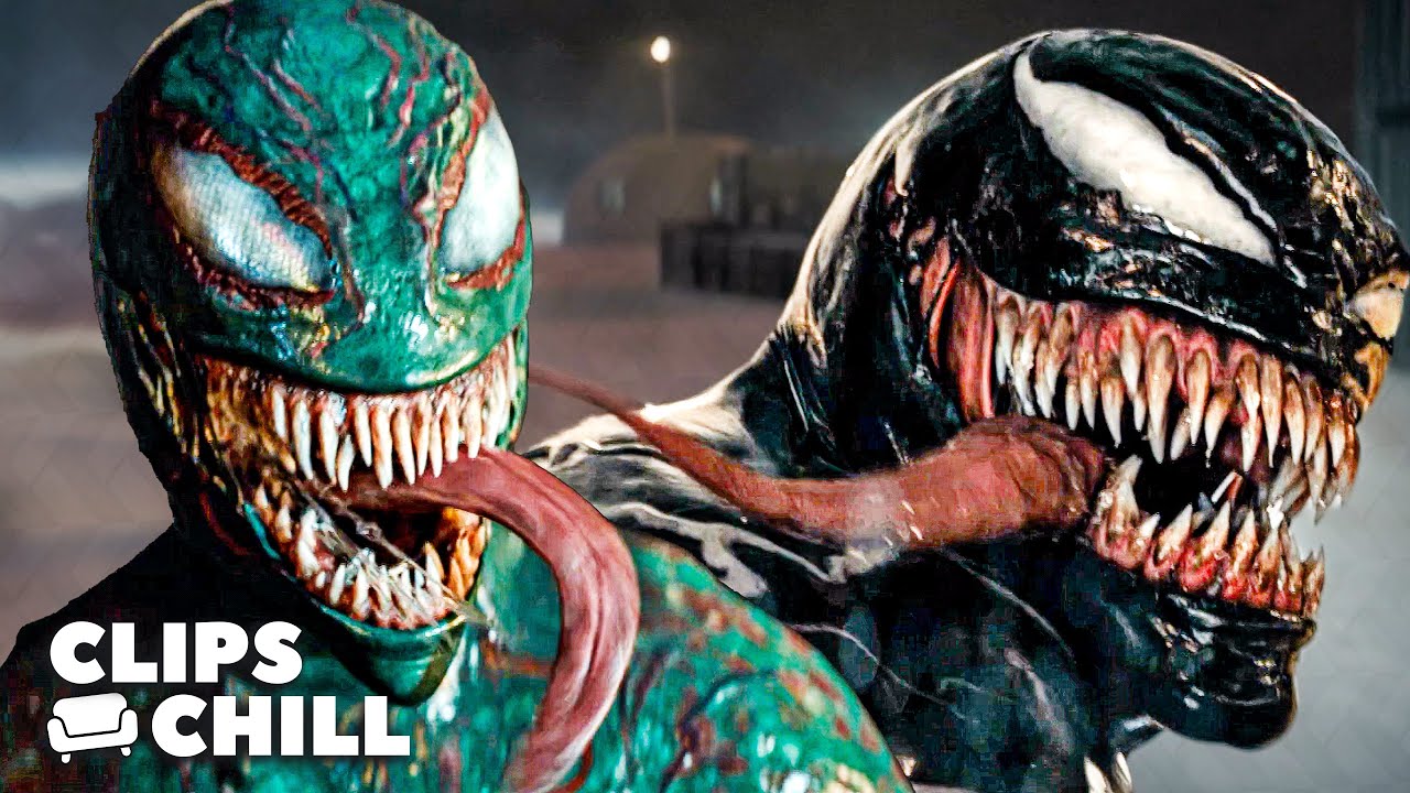 Venom und grüne She-Venom kämpfen gegen mehrere Xenophages| Venom: The Last Dance (Tom Hardy)