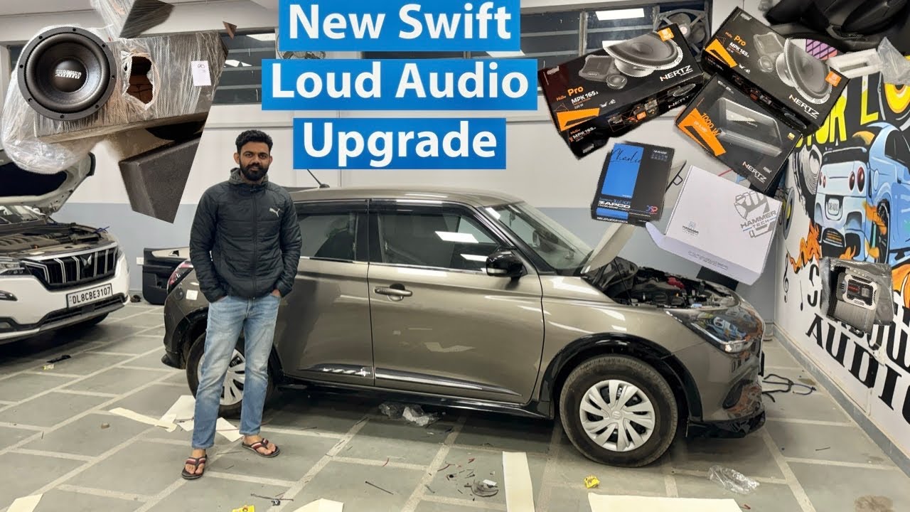 New Maruti Swift CNG Loud Music Setup | Best Place For Car Audio Upgrade | Car Audio | Motor Concept