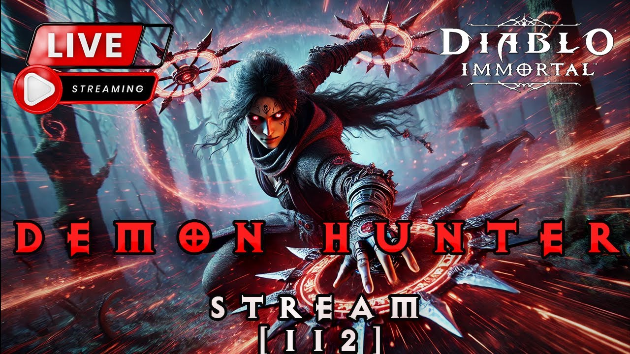 🔴LIVE - [1440p] Chill Demon Hunter stream with a side of complaints | Diablo Immortal [112]