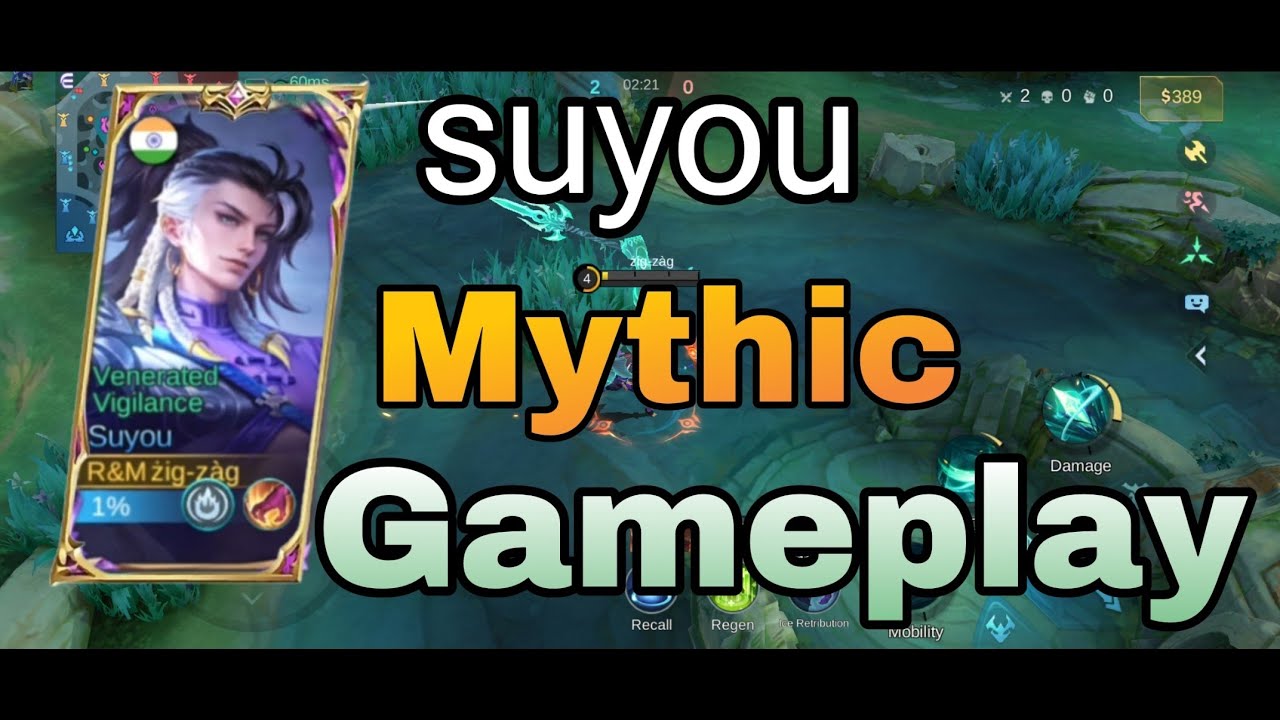 Suyou Gameplay. Mythic Rank Game !!!!