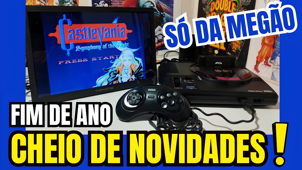 NOVOS JOGOS CHEGANDO PARA O MEGA DRIVE NO FINAL DE 2025