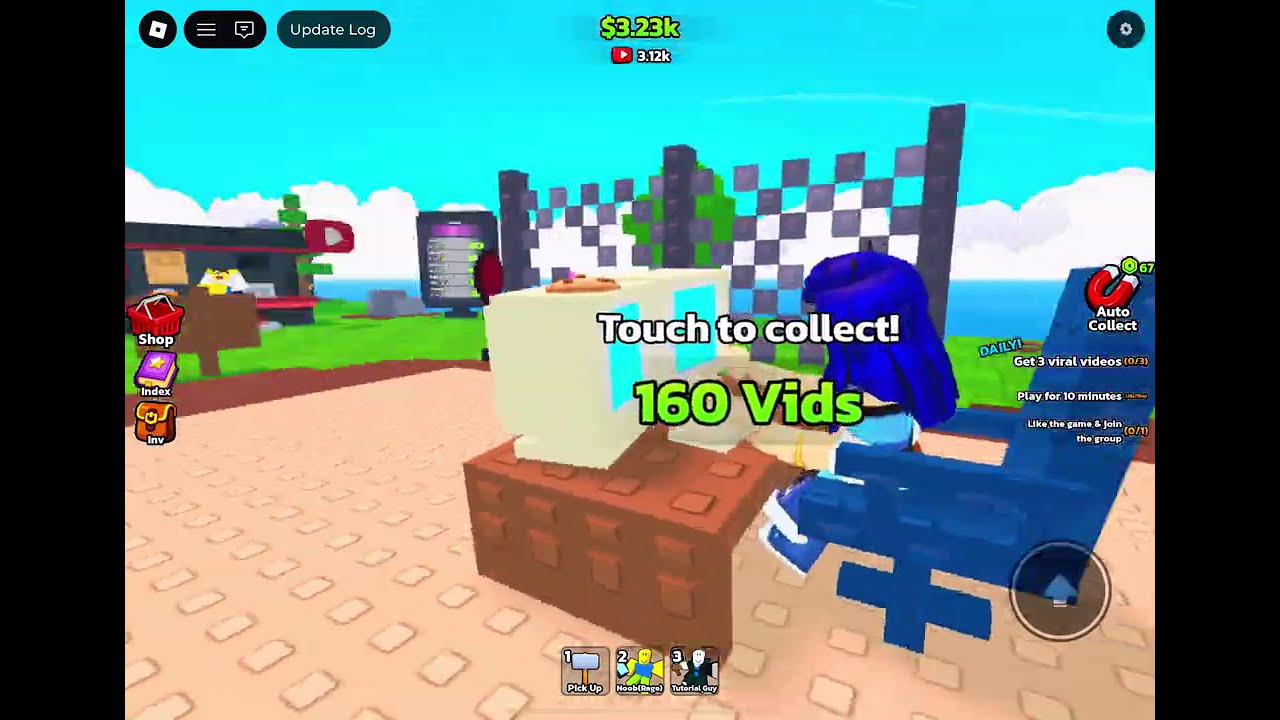 Roblox becoming a YouTuber 