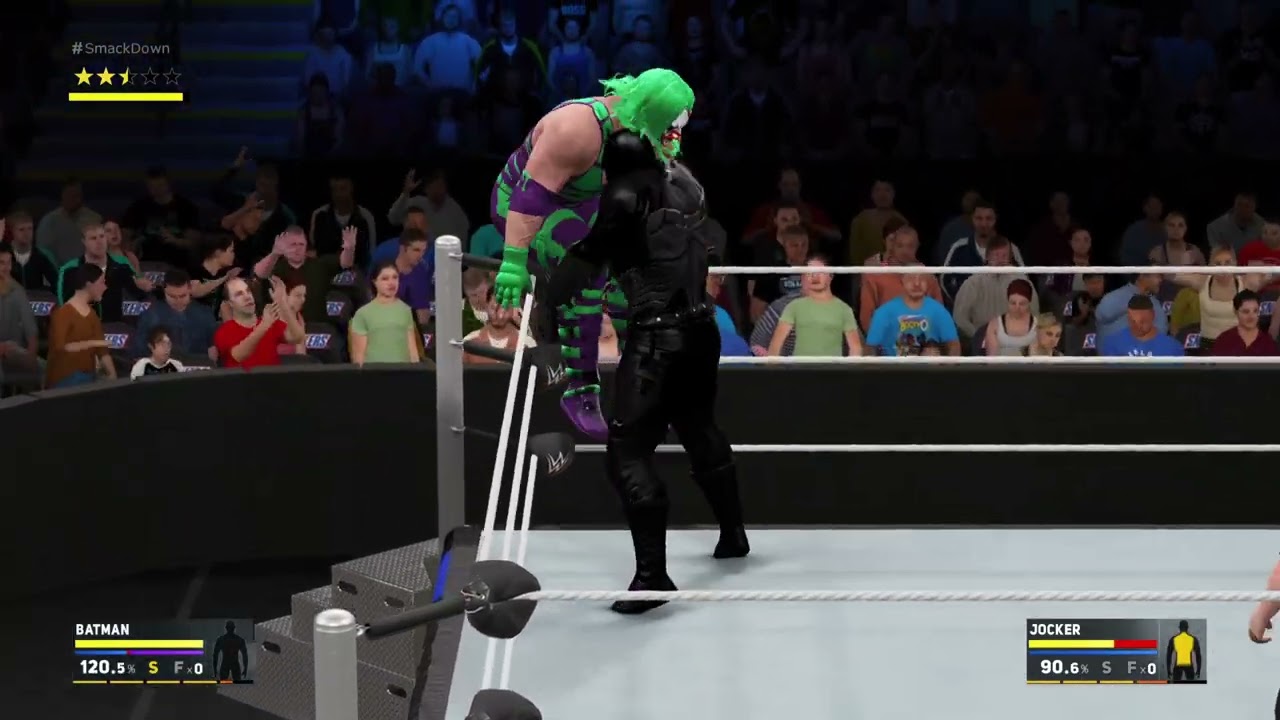 WWE 2K17 BATMAN VS JOKER