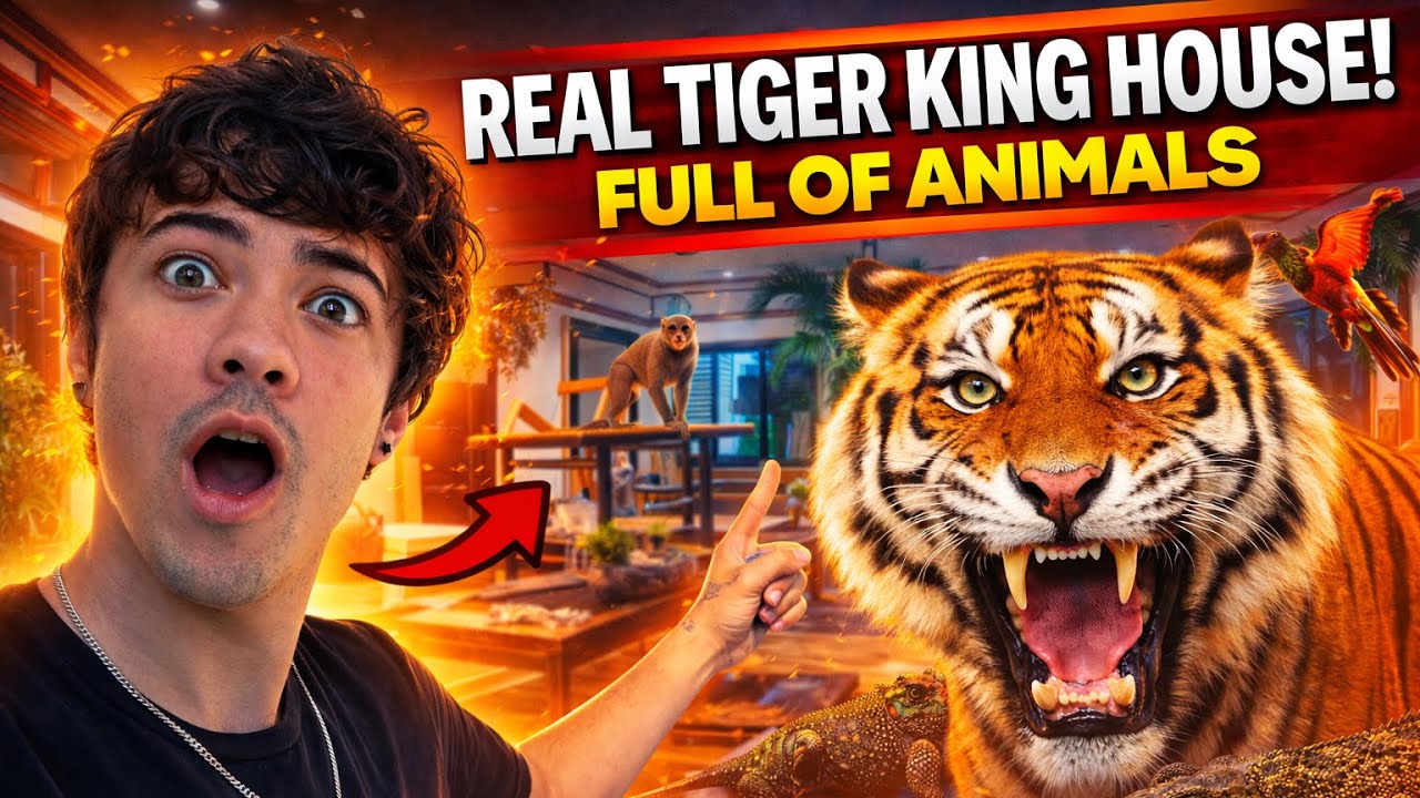 I Visited the REAL Tiger King's Secret Animal Mansion...