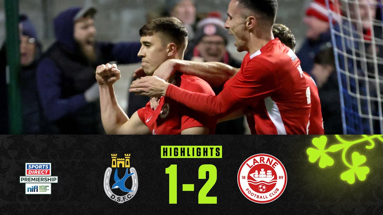 93rd minute winner! | Dungannon Swifts 1-2 Larne | #sportsdirectprem