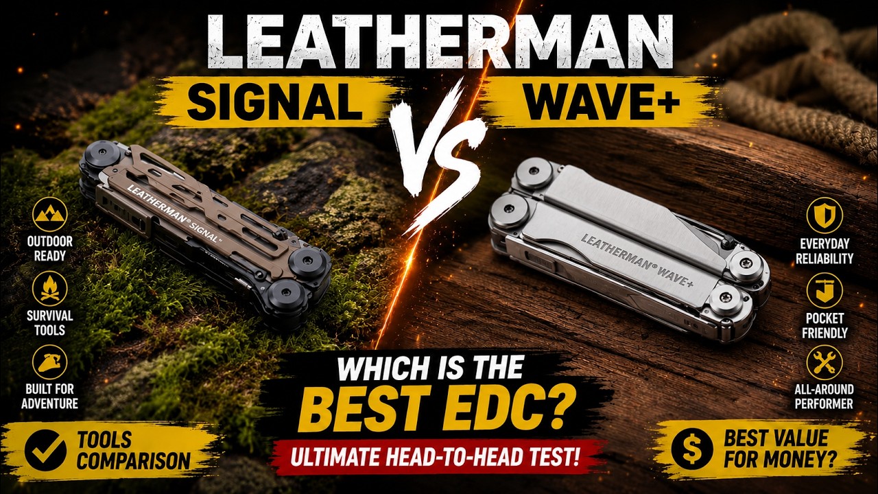 Leatherman Signal vs Wave [Which best EDC tool?]