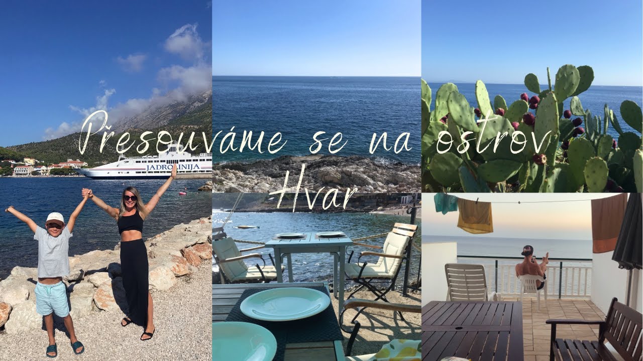 Přesouváme se trajektem na OSTROV HVAR 🚢 nádherné místo s kouzelným výhledem🤍