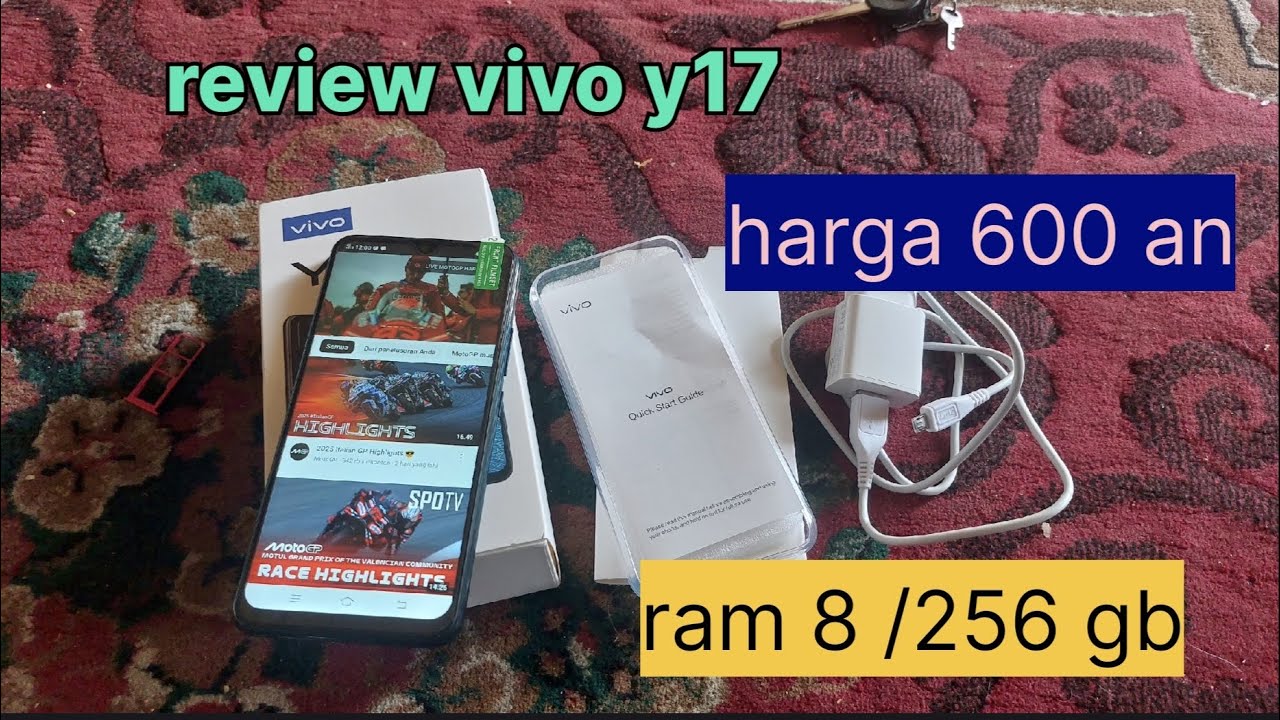 Unboxing hp vivo y17 ram 8/256 gb harga murah..
